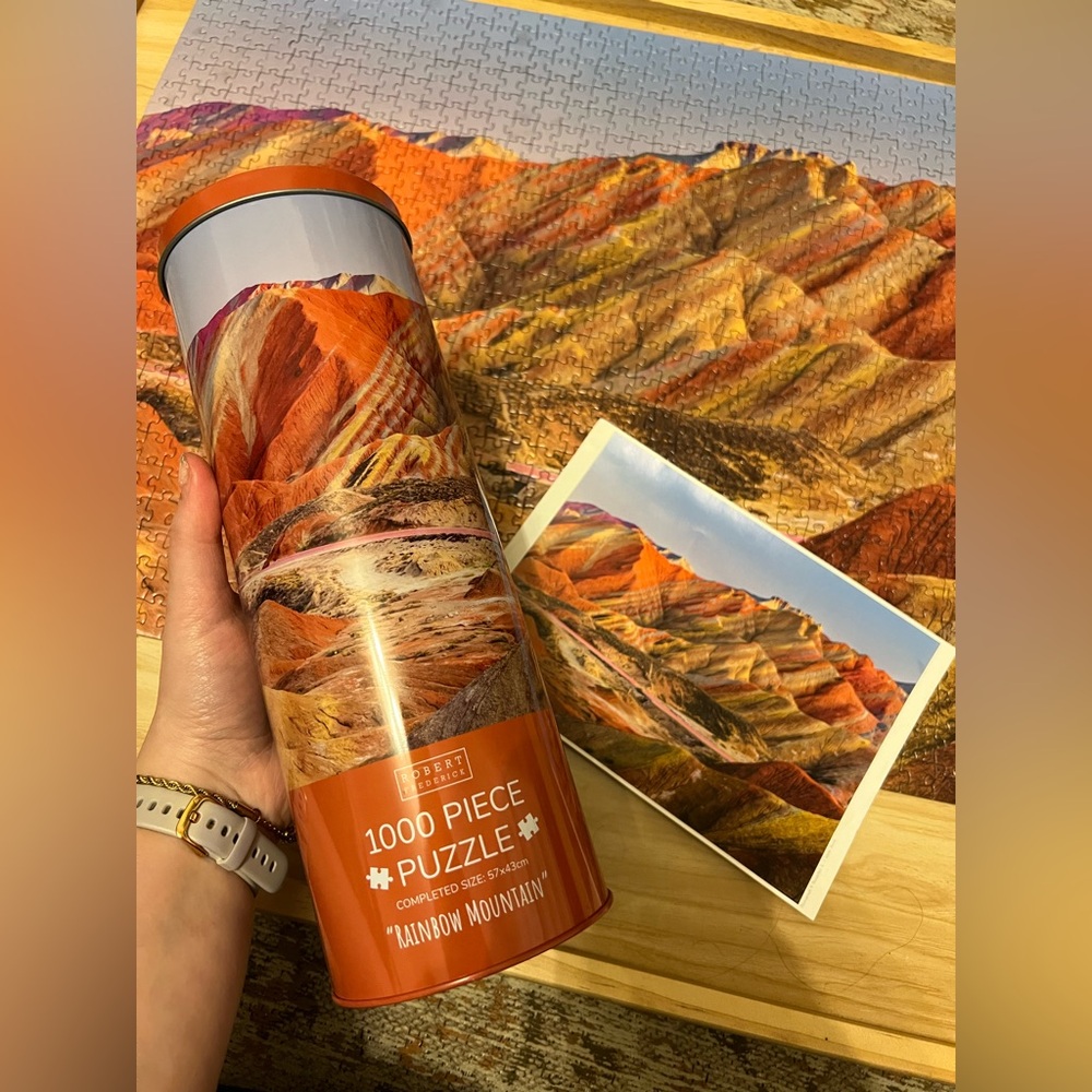 Robert 1000 Piece Puzzle - Rainbow Mountain